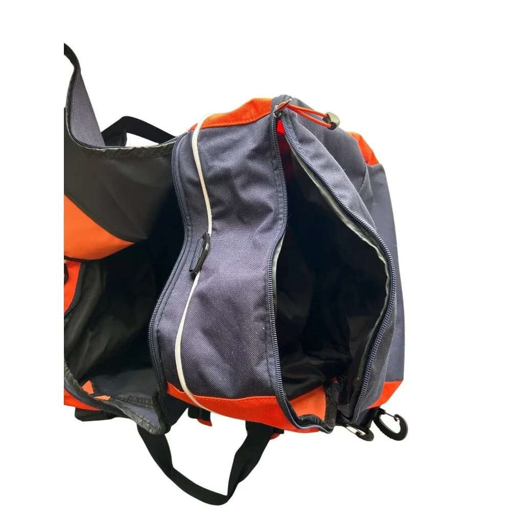 Reebok NFL Super Bowl XLI Large Duffel Bag Navy & Orange With Shoulder Strap